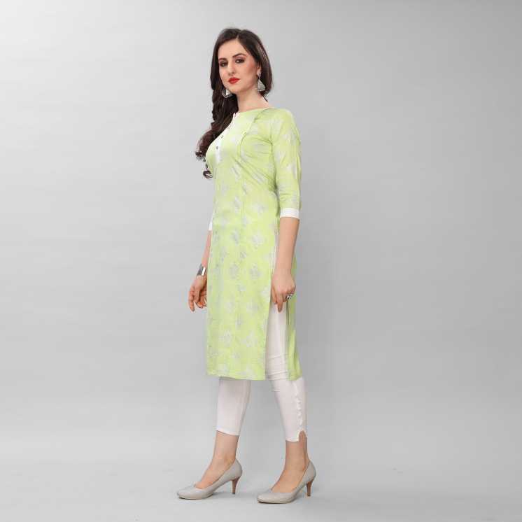 Krisha 223 Fancy Ethnic Wear Straight Cut South Cotton Kurti Collection